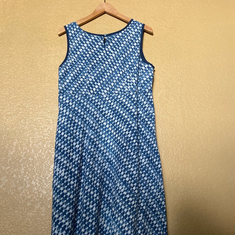Vintage blue cotton boho fabindia dress xl fest